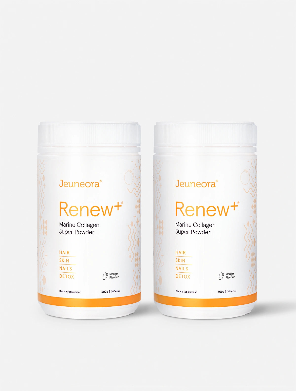 Renew+® Marine Collagen Super Powder - Flavoured - Twin Pack