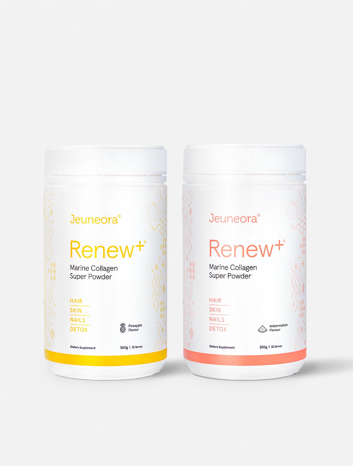 Renew+® Marine Collagen Super Powder - Flavoured - Twin Pack