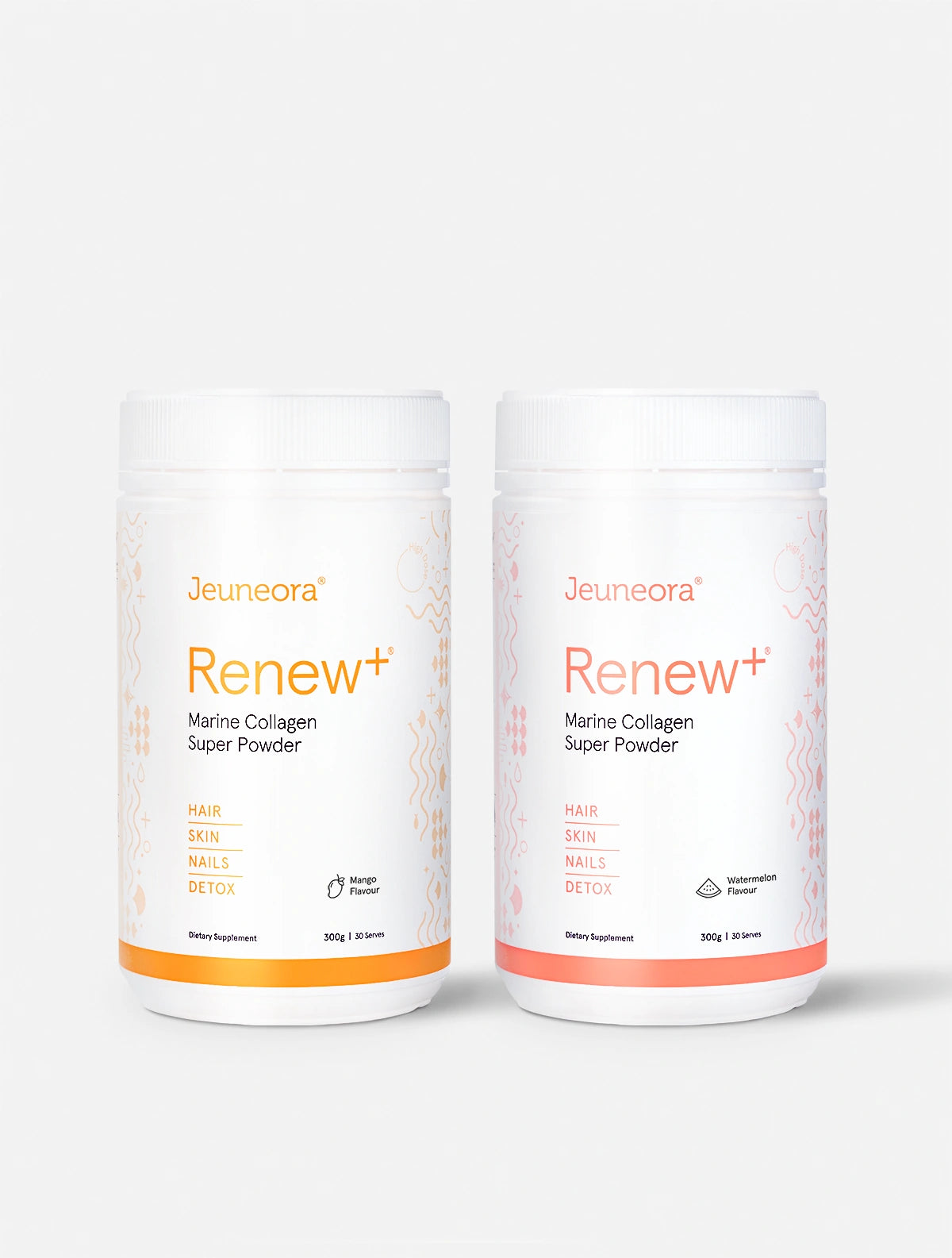 Renew+® Marine Collagen Super Powder - Flavoured - Twin Pack